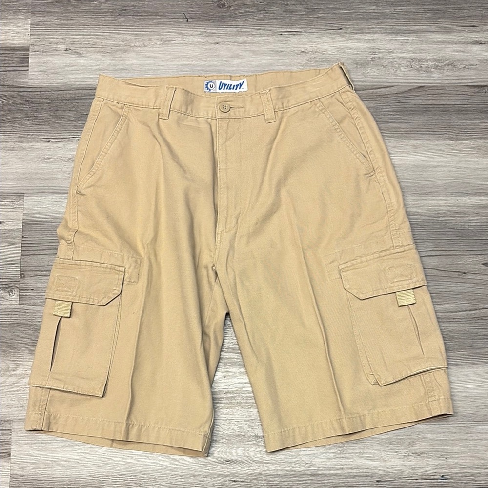 Men's Tan Cargo Shorts